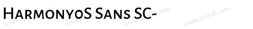 Harmony0S Sans SC字体转换